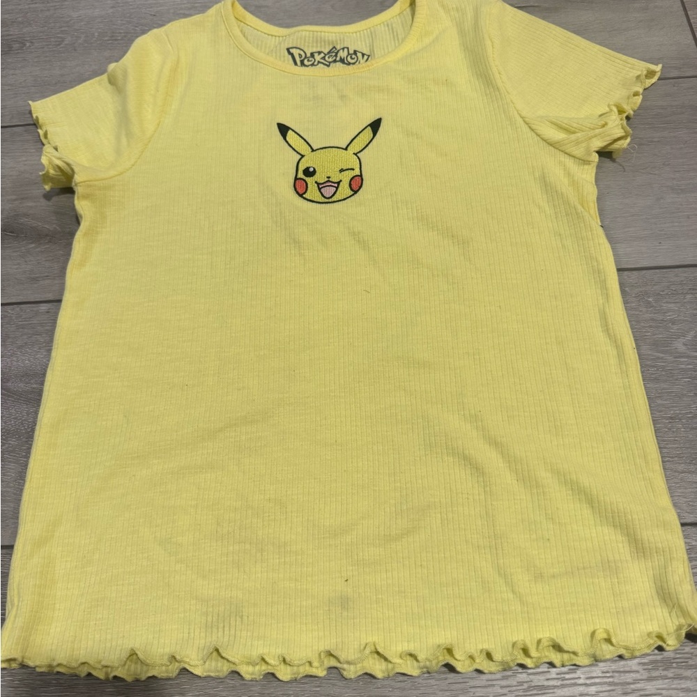 Kids Yellow Pikachu T-Shirt